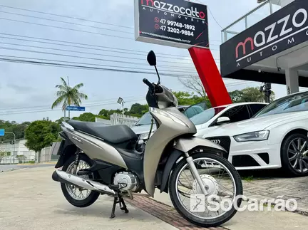 Honda BIZ 110 BIZ 110I na cor Bege em Joinville / SC - 6952323