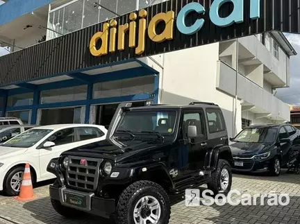 Troller T-4 T.RIGIDO FORD 4X4 3.2 TGV na cor Preta em Joinville / SC - 6778264