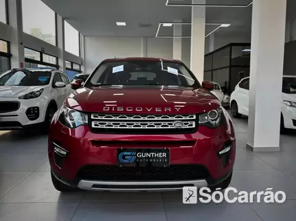 Land Rover DISCOVERY SPORT HSE 7 LUG TURBO 2.0 TD4 na cor Vermelha em São José / SC - 6772062