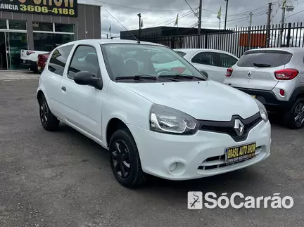 Renault CLIO AUTHENTIQUE 1.0 16V HIPOWER na cor Branca em Colombo / PR - 6925762