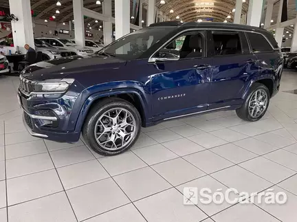 JEEP COMMANDER OVERLAND T270 4X2 1.3 AT na cor Azul em Curitiba / PR - 6749829