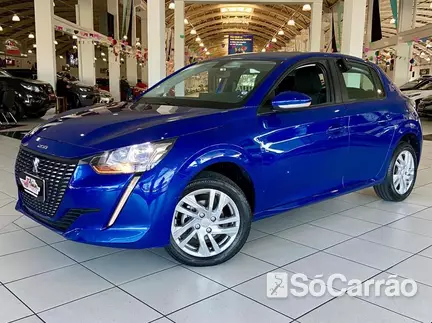 Peugeot 208 ACTIVE 1.6 16V AT6 na cor Azul em Curitiba / PR - 6776250