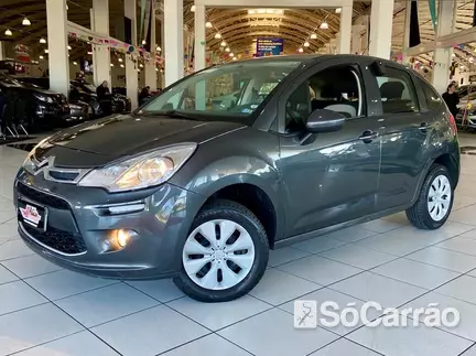 Citroen C3 ATTRACTION PURE TECH 1.2 12V na cor Cinza em Curitiba / PR - 6782626
