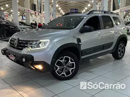 Renault DUSTER ICONIC 1.6 16V SCE CVT X-TRONIC na cor Prata em Curitiba / PR - 6790266