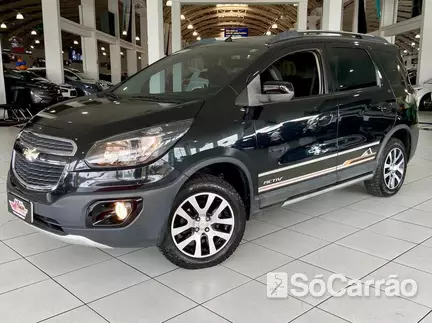 Chevrolet SPIN ACTIV 1.8 8V AT ECONOFLEX na cor Preta em Curitiba / PR - 6866433