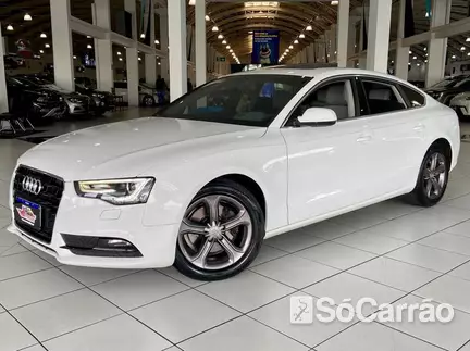 Audi A5 SPORTBACK AMBIENTE 2.0 16V TFSI MULT na cor Branca em Curitiba / PR - 6884167