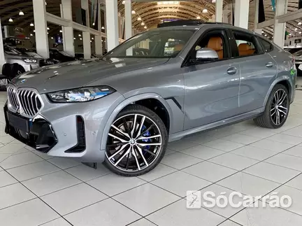 BMW X6 XDRIVE40I M SPORT 4X4 3.0 H TB na cor Cinza em Curitiba / PR - 6937221