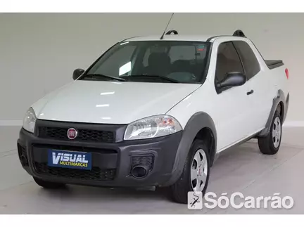 Fiat STRADA CD HARD WORKING 1.4 8V na cor Branca em Curitiba / PR - 6745396