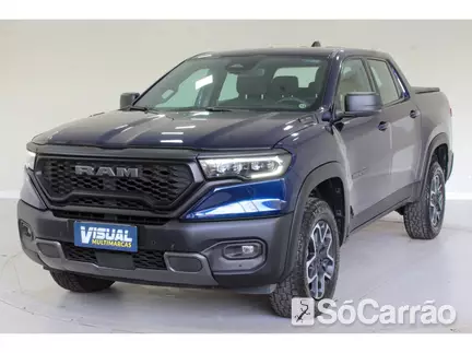 RAM RAMPAGE REBEL 4X4 2.0 16V HURRICANE TB AT9 na cor Azul em Curitiba / PR - 6804061