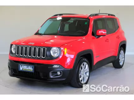 JEEP RENEGADE LONGITUDE 1.8 16V AT6 na cor Vermelha em Curitiba / PR - 6824889