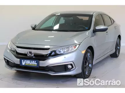 Honda CIVIC G10 EXL 2.0 16V CVT na cor Prata em Curitiba / PR - 6882348