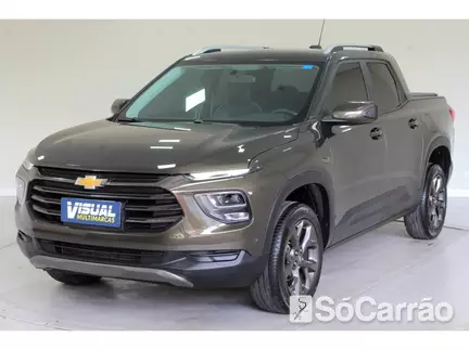 Chevrolet MONTANA PREMIER 1.2 TURBO 12V AT na cor Verde em Curitiba / PR - 6895319