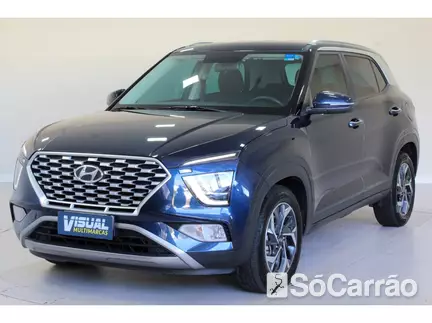 Hyundai CRETA LIMITED 1.0 12V T-GDI AT na cor Azul em Curitiba / PR - 6941598
