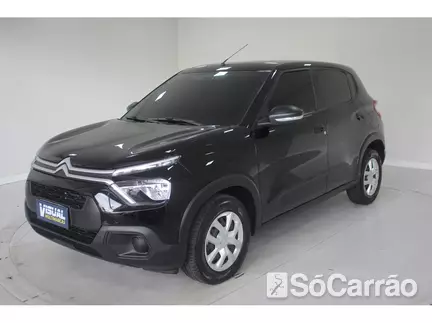Citroen C3 C3 LIVE PACK 1.0 MT FLEX na cor Preta em Curitiba / PR - 6945876
