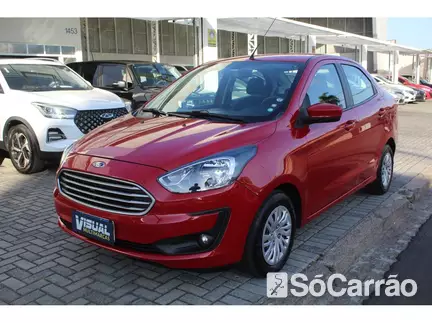 Ford KA+ SE 1.0 12V na cor Vermelha em Curitiba / PR - 6957794