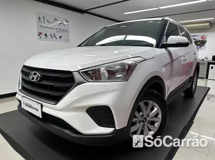 Hyundai CRETA SMART 1.6 16V AT6 na cor Branca em São José dos Pinhais / PR - 6829468