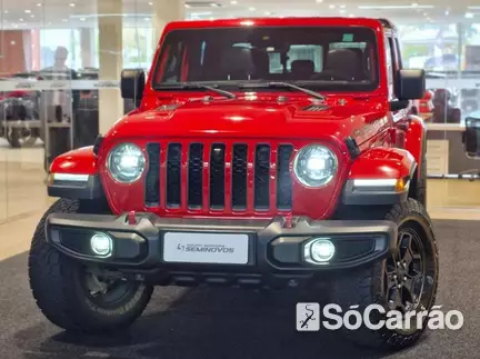 JEEP GLADIATOR RUBICON 4X4 3.6 V6 na cor Vermelha em Curitiba / PR - 6930210