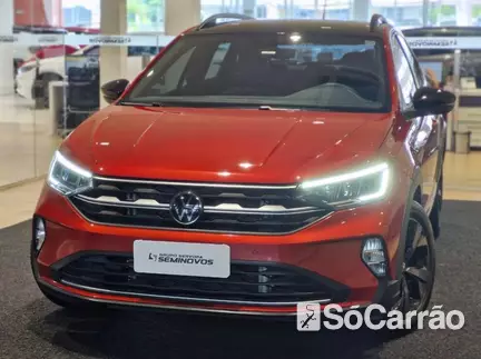 Volkswagen NIVUS HIGHLINE 200 1.0 12V TSI AT6 na cor Vermelha em Curitiba / PR - 7046842