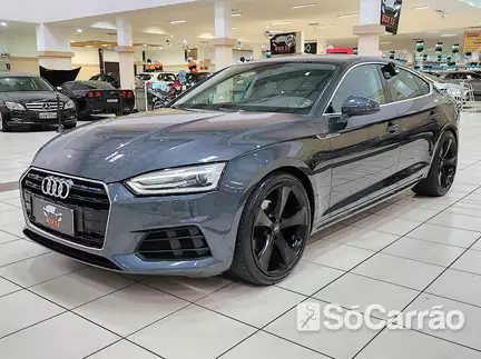 Audi A5 SPORTBACK ATTRACTION 2.0 16V TFSI S TRONIC na cor Cinza em São José / SC - 6146194