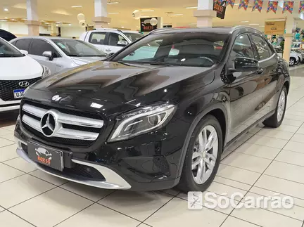 Mercedes GLA 200 ADVANCE 1.6 TB na cor Preta em São José / SC - 6724266