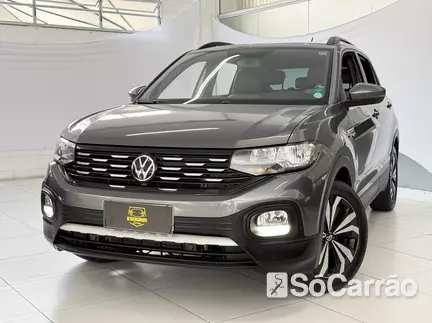 Volkswagen T-CROSS COMFORTLINE 200 1.0 TSI AT6 na cor Cinza em São José / SC - 6505419