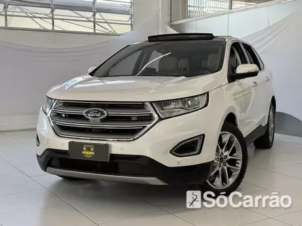 Ford EDGE TITANIUM AWD 3.5 V6 AT6 na cor Branca em São José / SC - 6688200