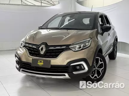 Renault CAPTUR ICONIC 1.3 16V TCE CVT X-TRONIC na cor Bege em São José / SC - 6708509