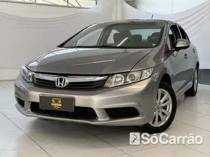 Honda CIVIC LXS 1.8 16V MT6 na cor Cinza em São José / SC - 6779382