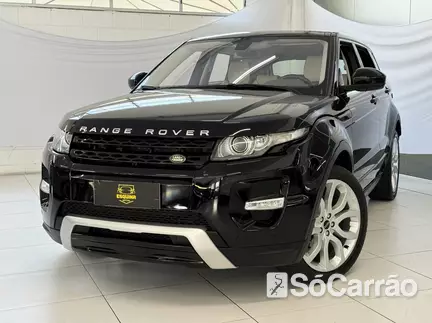 Land Rover RANGE ROVER EVOQUE DYNAMIC 2.0 TB-SI4 na cor Preta em São José / SC - 6803688