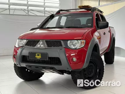 Mitsubishi L-200 CD TRITON SAVANA 4X4 3.2 16V TB-IC MT na cor Vermelha em São José / SC - 6843459