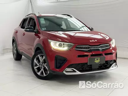 KIA STONIC SX 1.0 12V TB AT na cor Vermelha em São José / SC - 6886342