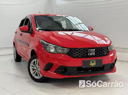 Fiat ARGO DRIVE 1.0 6V FIREFLY na cor Vermelha em São José / SC - 6907059