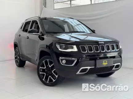 JEEP COMPASS LIMITED 4X4 2.0 TB AT9 na cor Preta em São José / SC - 6983385