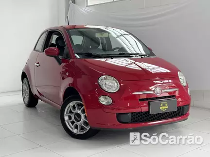 Fiat 500 CULT EVO 1.4 8V DUAL na cor Vermelha em São José / SC - 6984235