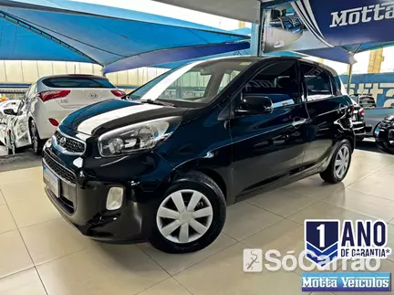 KIA PICANTO EX 1.0 12V MT na cor Preta no Canoas / RS - 6273110