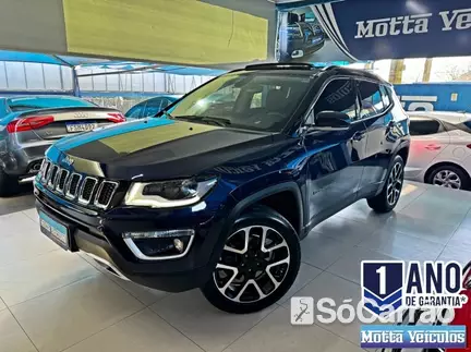 JEEP COMPASS LIMITED 4X2 2.0 16V AT6 na cor Azul no Canoas / RS - 6582343