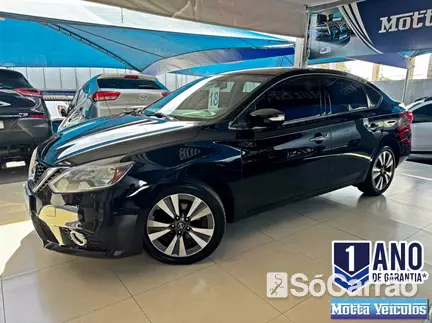 Nissan SENTRA SV N.GERACAO 2.0 16V CVT FLEXSTART na cor Preta no Canoas / RS - 6662282