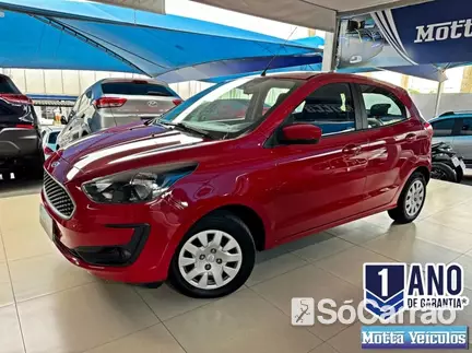 Ford KA SE 1.0 12V na cor Vermelha no Canoas / RS - 6678401