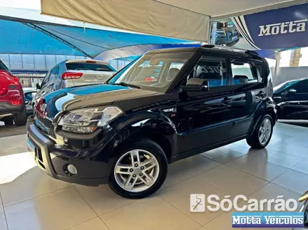 KIA SOUL EX 1.6 16V AT na cor Preta no Canoas / RS - 6847417