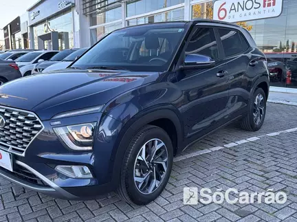 Hyundai CRETA LIMITED 1.0 12V T-GDI AT na cor Azul em São José dos Pinhais / PR - 6917207