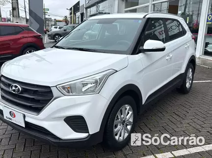 Hyundai CRETA ACTION 1.6 16V AT6 na cor Branca em São José dos Pinhais / PR - 6971053