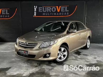 Toyota COROLLA XEI 1.8 16V AT na cor Bege em Palhoça / SC - 6832324