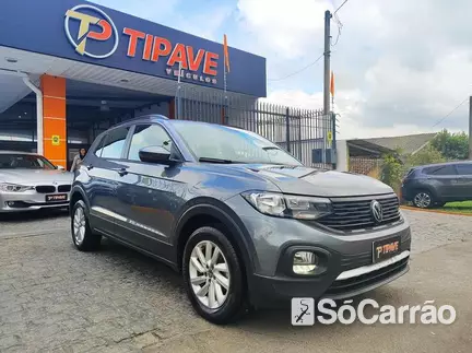 Volkswagen T-CROSS 200 1.0 TSI AT na cor Cinza em Curitiba / PR - 6703129