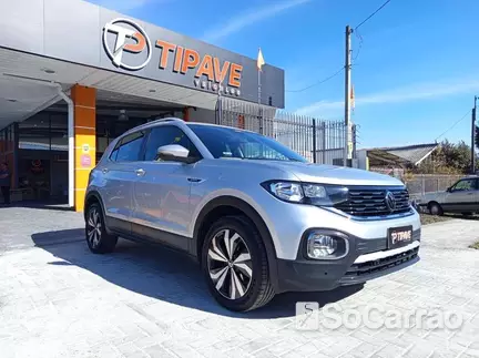 Volkswagen T-CROSS HIGHLINE 250 1.4 TSI AT na cor Prata em Curitiba / PR - 6808939