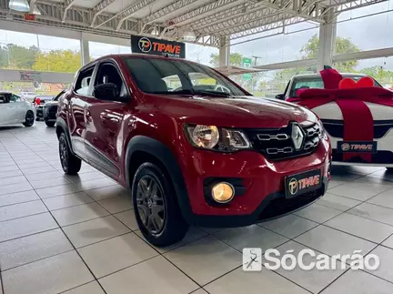Renault KWID INTENSE 1.0 12V na cor Vermelha em Curitiba / PR - 6841145