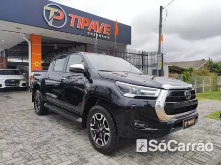 Toyota HILUX CD SRX 4X4 2.8 TB AT6 na cor Preta em Curitiba / PR - 6941080
