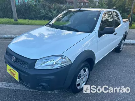 Fiat STRADA CD STRADA CD HARD WORKING(CONVENIENCE FULL) 1.4 8V na cor Branca em Florianópolis / SC - 6795349