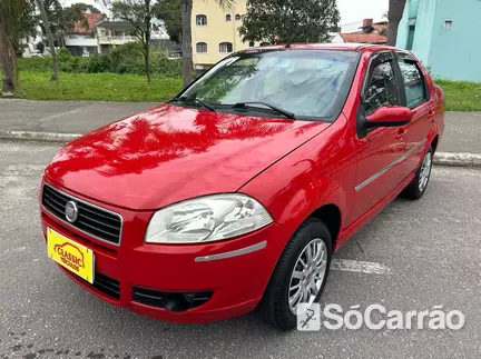 Fiat SIENA EL(CELEBRATION) 1.0 8V na cor Vermelha em Florianópolis / SC - 6797427