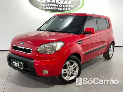 KIA SOUL EX 1.6 16V MT na cor Vermelha em Blumenau / SC - 6411344