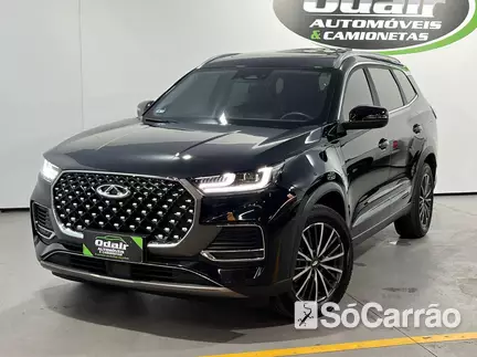 Chery TIGGO 8 PRO 1.5 TB PHEV DHT na cor Preta em Blumenau / SC - 6543265